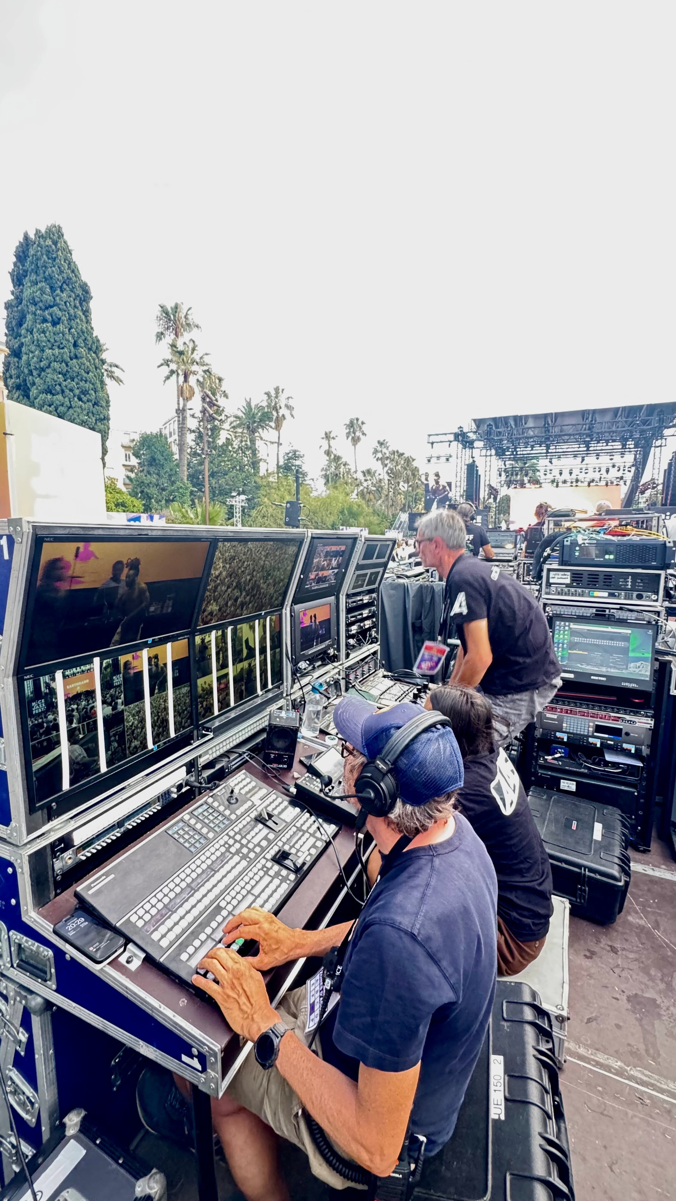 Diffusion sur écrans géants